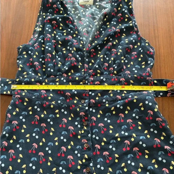 Marine Layer Holli navy floral jumpsuit, large - Picture 9 of 11